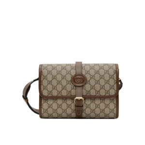 Túi đeo chéo Gucci Beige GG Messenger Bag