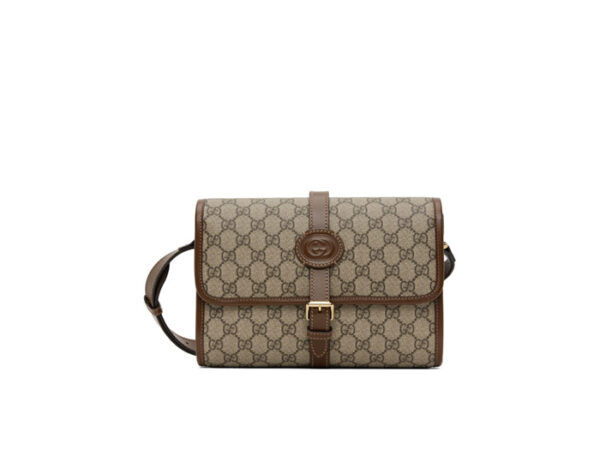 Túi đeo chéo Gucci Beige GG Messenger Bag
