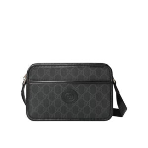 Túi Đeo Chéo Gucci Black Retro Interlocking G Màu Đen