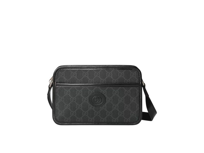 Túi Đeo Chéo Gucci Black Retro Interlocking G Màu Đen