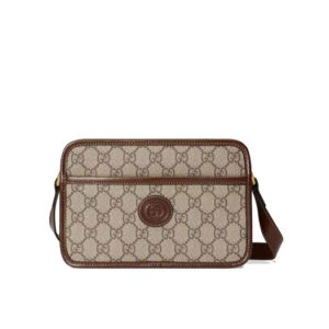 Túi Đeo Chéo Gucci Mini Bag With Interlocking G Màu Beige