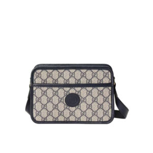 Túi Đeo Chéo Gucci Mini Bag With Interlocking G Màu Blue