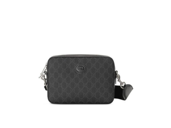 Túi Đeo Chéo Gucci Shoulder Bag With Interlocking G Màu Đen