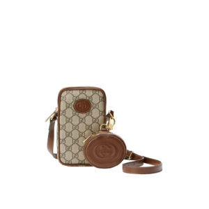 Túi Đeo Gucci Mini Bag With Interlocking G Màu Bee