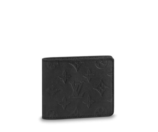 Ví Louis Vuitton Multiple Wallet Monogram Màu Đen Hoa Dập Chìm