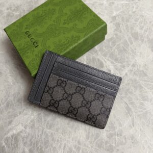 Ví Nam Đựng Thẻ Gucci Ophidia Xám Ghi Họa Tiết Monogram