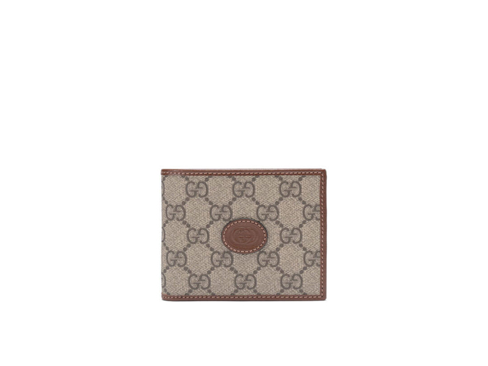 Ví Ngắn Gucci Wallet With Interlocking G Màu Nâu