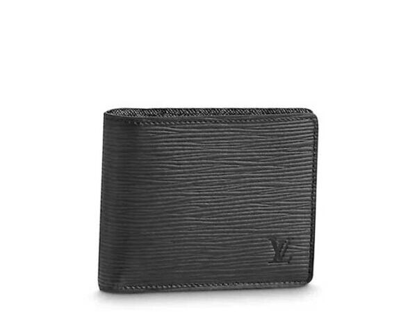 Ví Ngắn Louis Vuitton Logo Chìm Da Epi Đen
