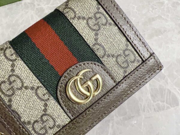 Ví Nữ Gucci Ophidia GG Card Case Wallet Họa Tiết Monogram