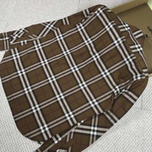 Áo Sơ Mi Burberry Brown Casual Check