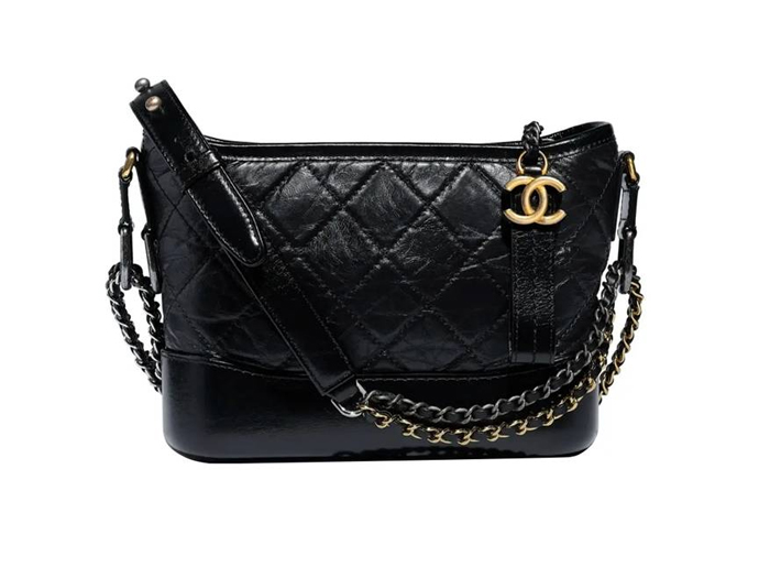 Túi Chanel Gabrielle Calfskin Small Hobo Shoulder Bag Black