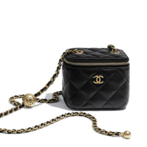 Túi Chanel Small Classic Box On Chain Lambskin Black