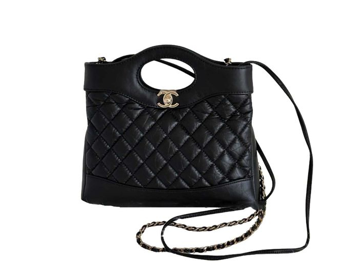 Túi Đeo Chéo Nữ Chanel CC C31 Mini Leather Logo Handbags