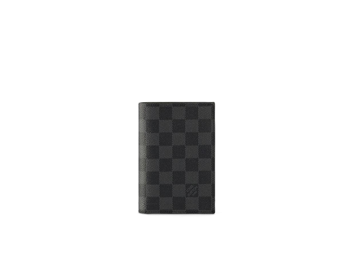 Ví Đựng Thẻ Louis Vuitton LV Passport Họa Tiết Màu Đen