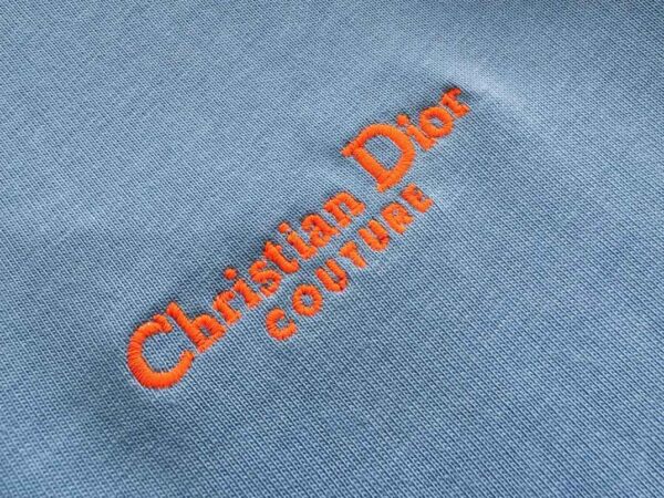 Áo Christian Dior Couture Relaxed-Fit T-Shirt Blue Cotton Jersey