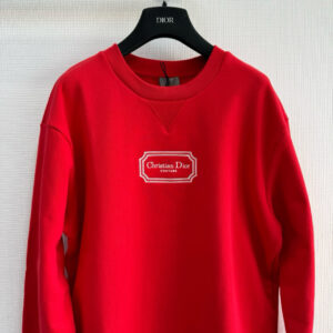 Áo Christian Dior Couture Sweater Red Cotton Fleece