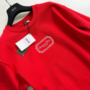 Áo Christian Dior Couture Sweater Red Cotton Fleece