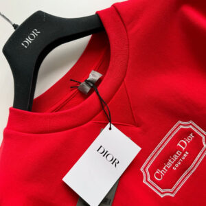 Áo Christian Dior Couture Sweater Red Cotton Fleece