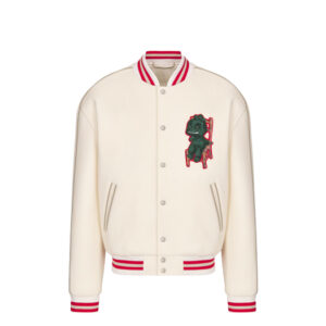 Áo Dior And Otani Workshop Varsity Jacket White