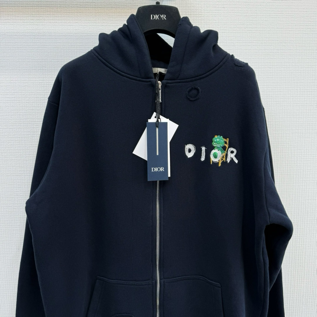 Áo Dior And Otani Workshop Zipped Hooded Sweatshirt 