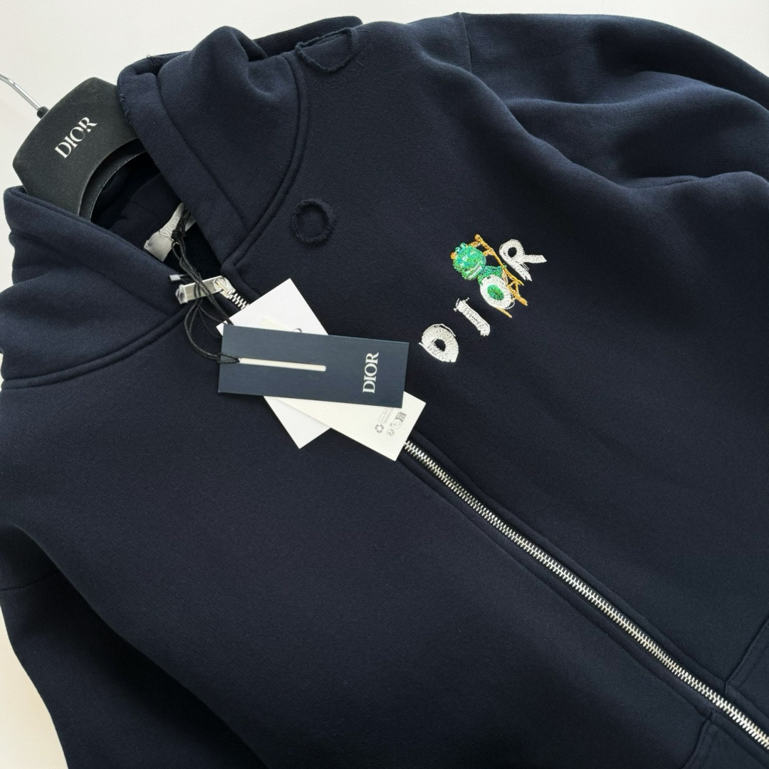 Áo Dior And Otani Workshop Zipped Hooded Sweatshirt 