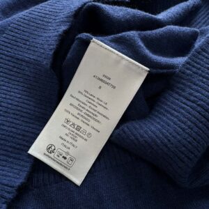 Áo Dior Round-Neck Sweater Navy Blue Wool and Cashmere Knit