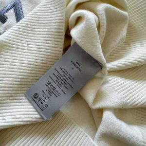 Áo Dior Round-Neck Sweater White Wool and Cashmere Knit