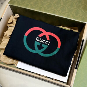 Áo Phông Gucci Cotton GG Jersey Printed Black