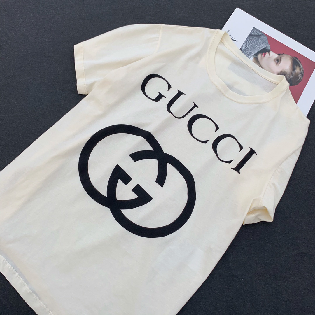 Áo Phông Gucci GG Interlocking Big Logo