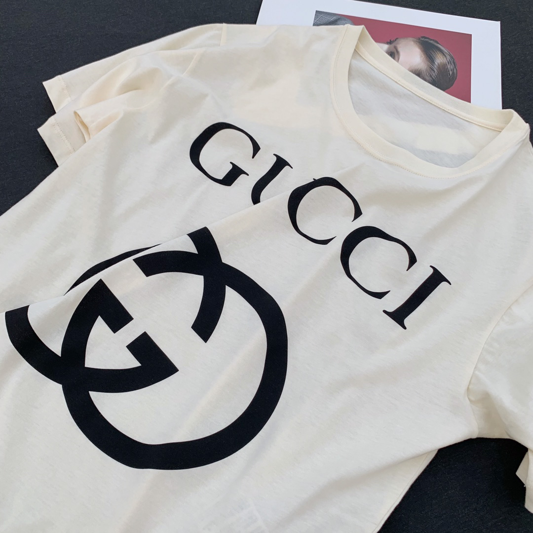 Áo Phông Gucci GG Interlocking Big Logo