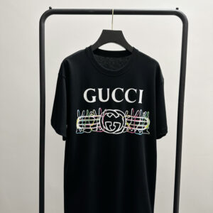 Áo Phông Gucci Logo Bunny Printed Cotton