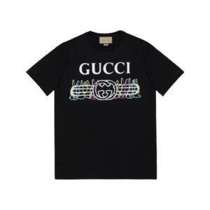 Áo Phông Gucci Logo Bunny Printed Cotton