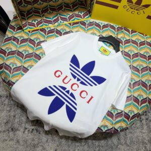 Áo Phông Gucci x Adidas Cotton Jersey White