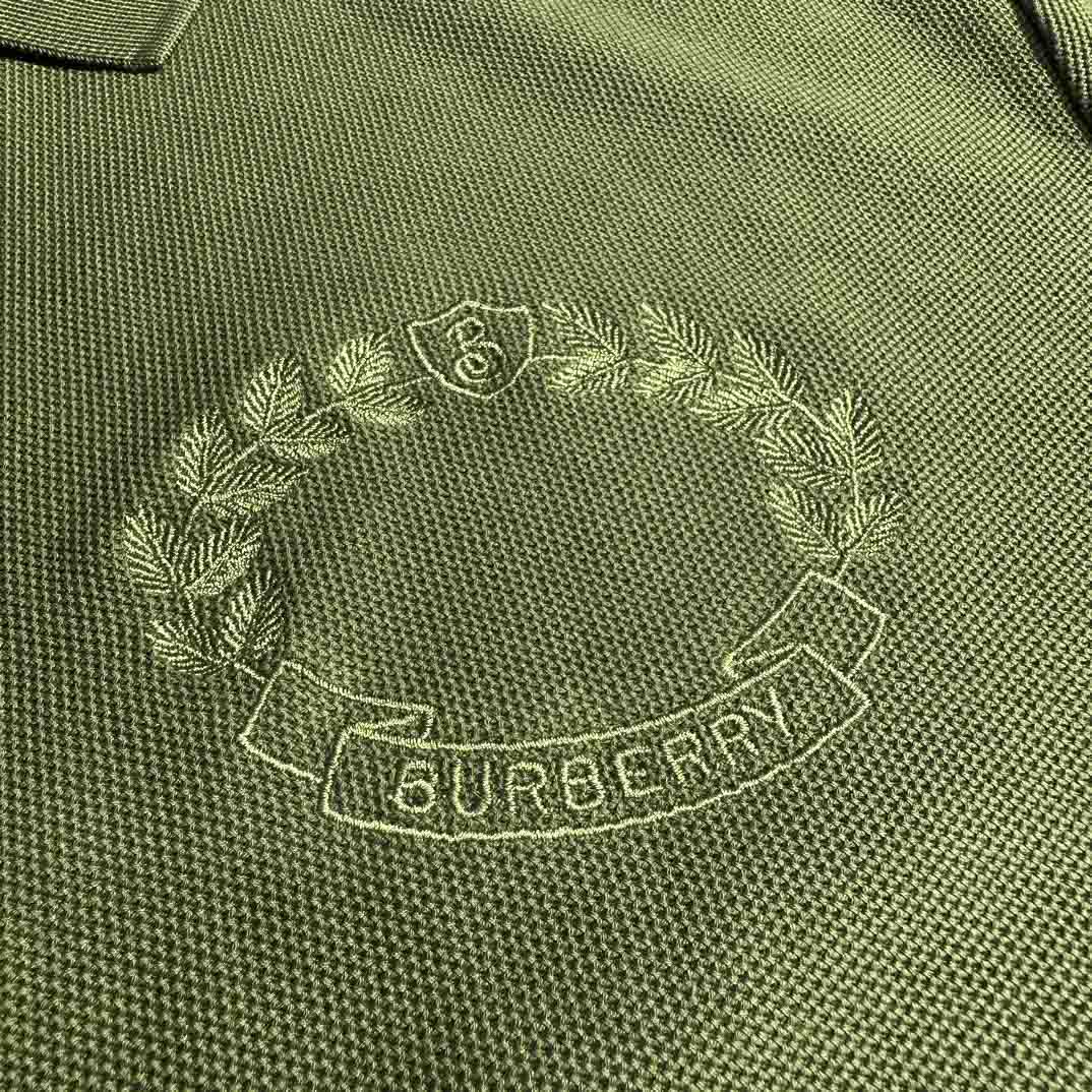 Áo Polo Burberry Green Oak Leaf Crest