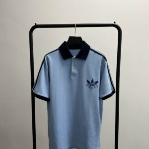Áo Polo GC x Adidas GG Trefoil Logo Blue