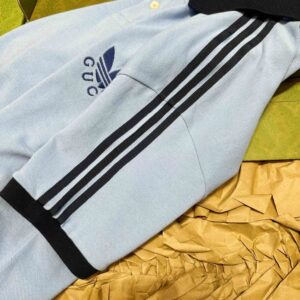 Áo Polo GC x Adidas GG Trefoil Logo Blue