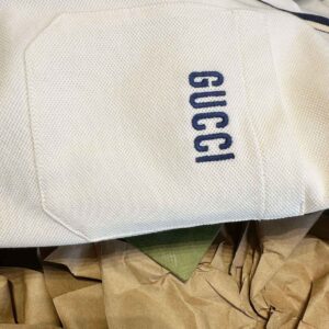 Áo Polo Gucci Cotton Piquet White