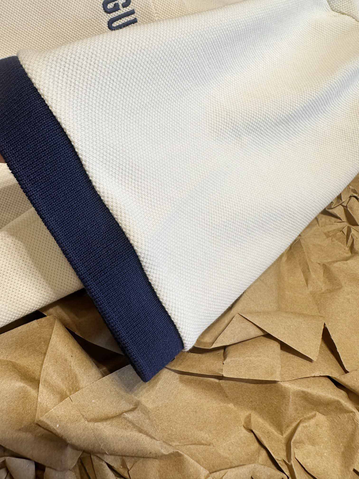 Áo Polo Gucci Cotton Piquet White