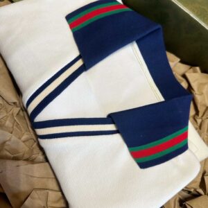 Áo Polo Gucci Cotton Piquet White