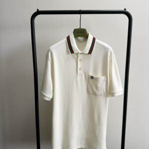 Áo Polo Gucci Double G Cotton Blend Piquet