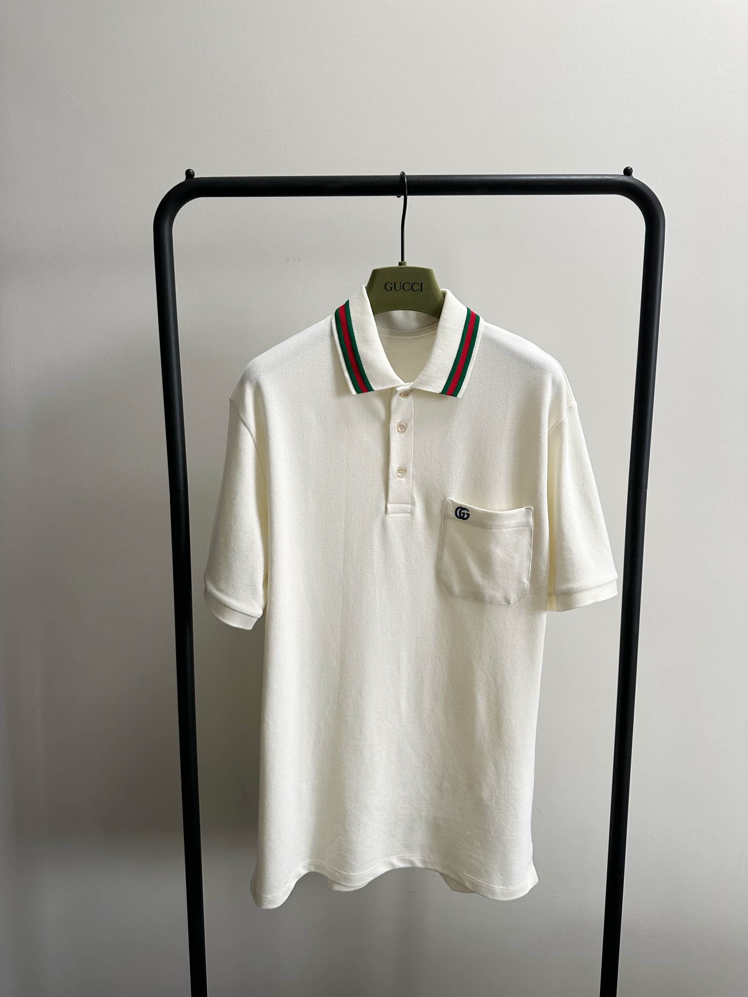 Áo Polo Gucci Double G Cotton Blend Piquet