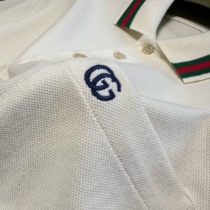 Áo Polo Gucci Double G Cotton Blend Piquet