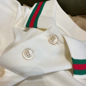 Áo Polo Gucci Double G Cotton Blend Piquet