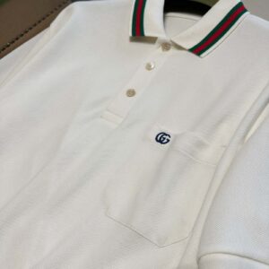 Áo Polo Gucci Double G Cotton Blend Piquet