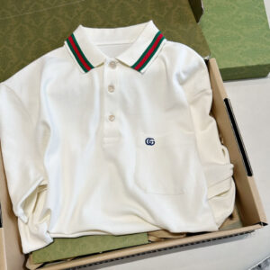 Áo Polo Gucci Double G Cotton Blend Piquet