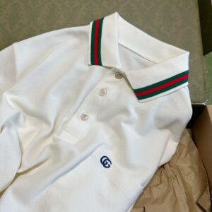 Áo Polo Gucci Double G Cotton Blend Piquet