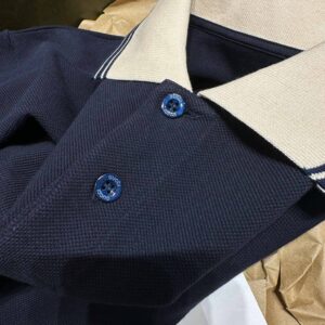 Áo Polo Gucci Stretch Cotton Piquet Navy Blue