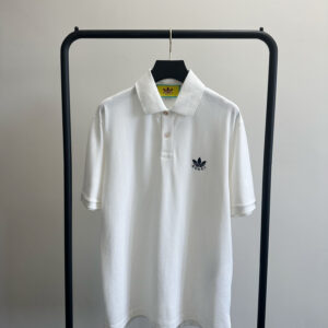 Áo Polo Gucci X Adidas Cotton Pique White