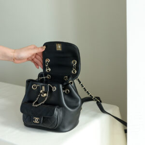 Balo Chanel Mini Duma Backpack Màu Đen
