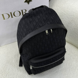 Balo Nam Dior Rider Oblique Jacquard 'Black'